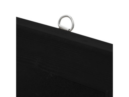 EUROPEL Ardoise avec cadre en bois, 500 x 700 mm, noir