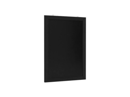 EUROPEL Ardoise avec cadre en bois, 500 x 700 mm, noir