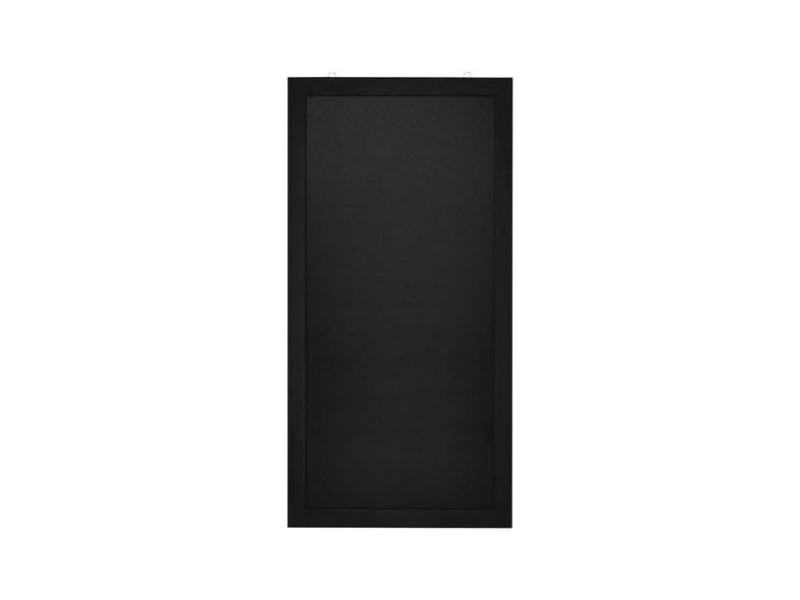 EUROPEL Ardoise avec cadre en bois, 500 x 1.000 mm, noir