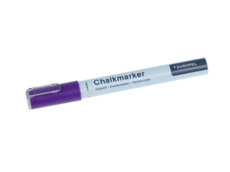 EUROPEL Marqueur craie 3 mm, étui de 8, assorti