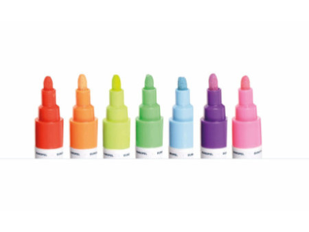 EUROPEL Marqueur craie 3 mm, étui de 8, assorti