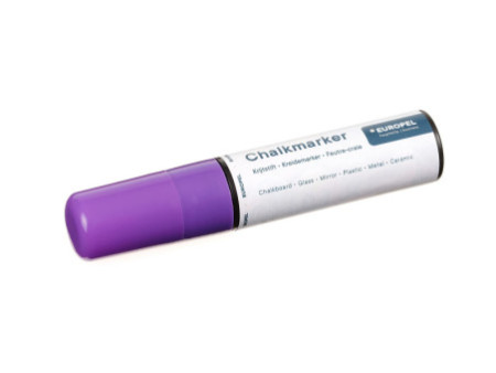 EUROPEL Marqueur craie 15 mm, étui de 8, assorti