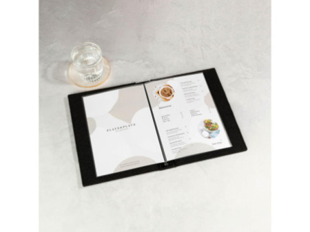 EUROPEL Protège-menu LIN, A5, noir