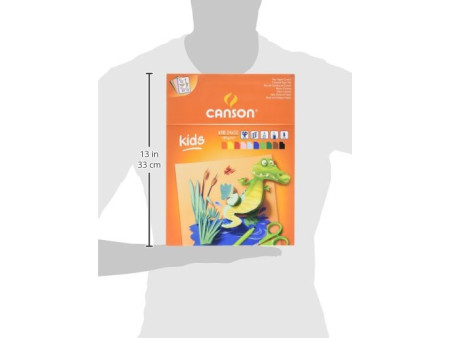 CANSON Bloc papier création couleur Kids, 240 x 320 mm