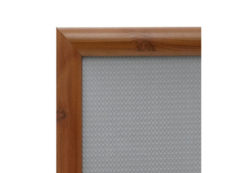 EUROPEL Cadre porte-affiche premium, A4, 25 mm, aspect bois