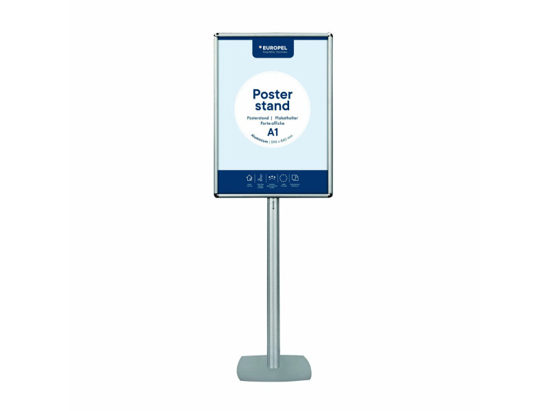 EUROPEL Porte-affiche sur pied avec cadre, A1