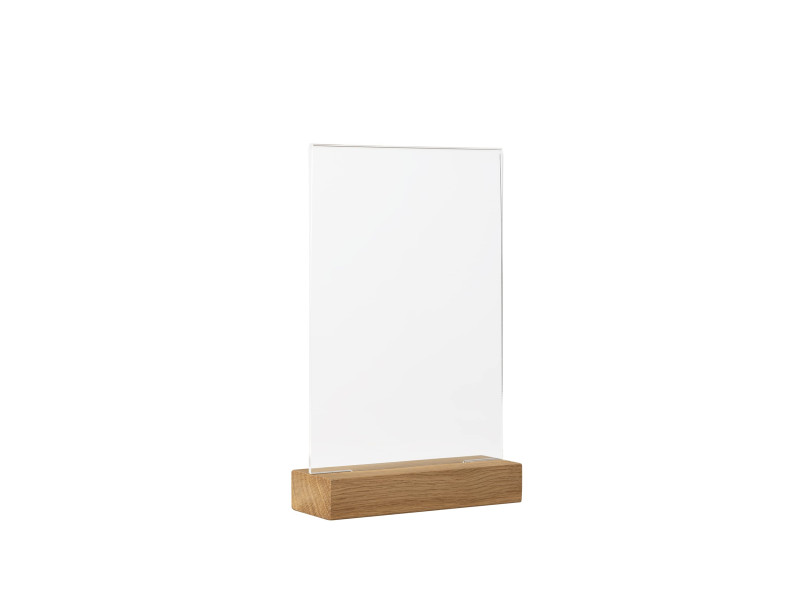 EUROPEL Présentoir de table, A5 portrait, socle bois