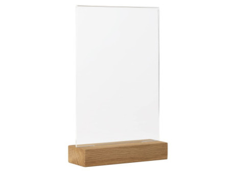 EUROPEL Présentoir de table, A5 portrait, socle bois