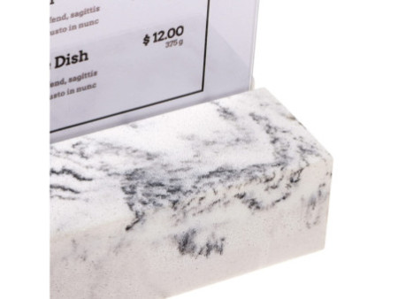 EUROPEL Porte-visuel, A4 portrait, polystone, blanc