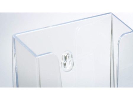 EUROPEL Porte-brochures, 1/3 A4 portrait, transparent