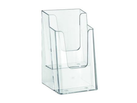 EUROPEL Porte-brochures, 1/3 A4 portrait, transparent