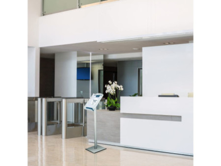 EUROPEL Porte-brochures sur pied, A4, 1 compartiment