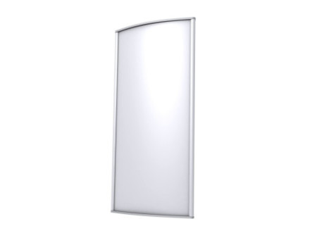 EUROPEL Plaque de porte, 150 x 300 mm, argent