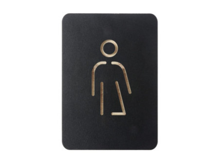 EUROPEL Pictogramme 'WC genre neutre', noir