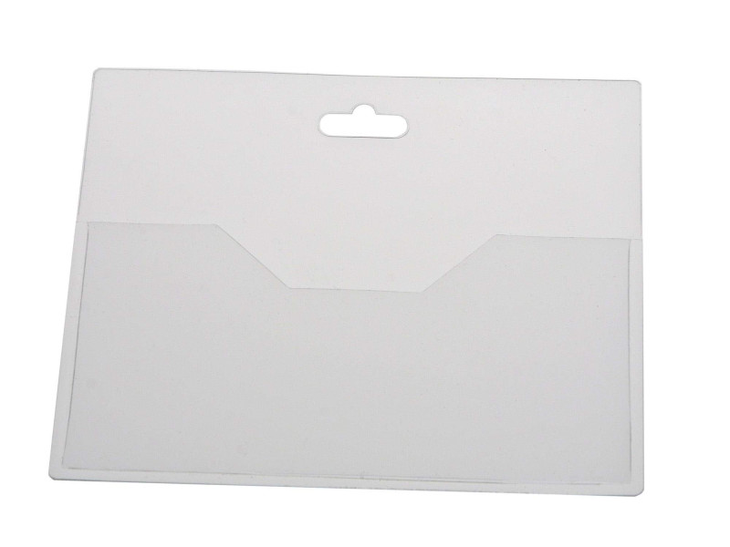 EUROPEL Porte-badge, ouvert sur l'avant, 90 x 60 mm