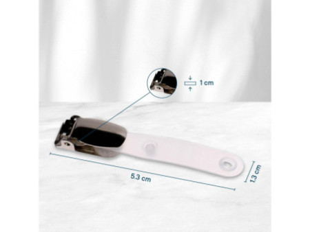 EUROPEL Pince bretelle avec clip pour porte-badge