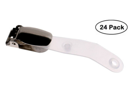 EUROPEL Pince bretelle avec clip pour porte-badge