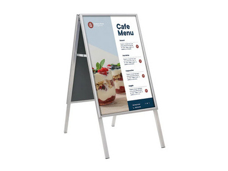 EUROPEL Panneau trottoir CLASSIC, A1, argent