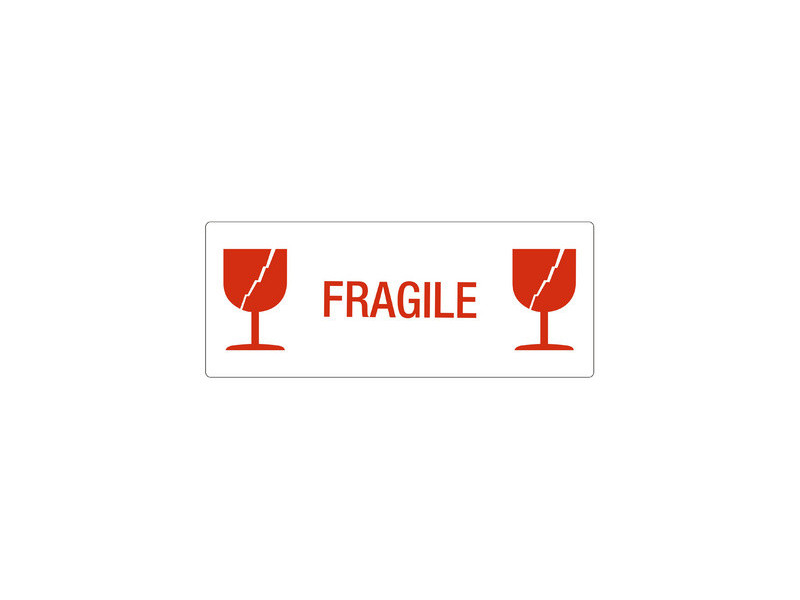 rillprint Étiquette d'avertissement 'FRAGILE'