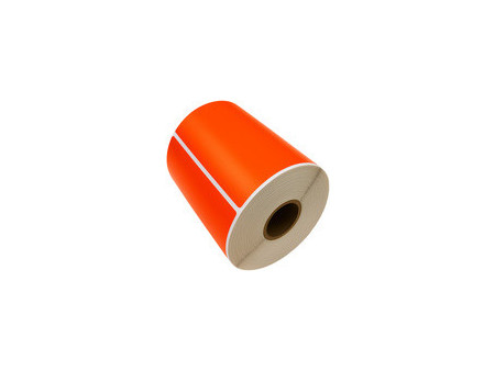rillprint Étiquettes en rouleau Zebra, 102 x 152 mm, orange