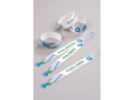 AVERY Zweckform Bracelet imprimable, 265 x 18 mm, blanc