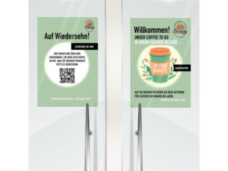 AVERY Zweckform Etiquette d'affichage vitrophanie, blanc