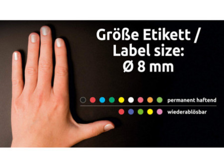 AVERY Zweckform Pastille de couleur, diamètre 8 mm