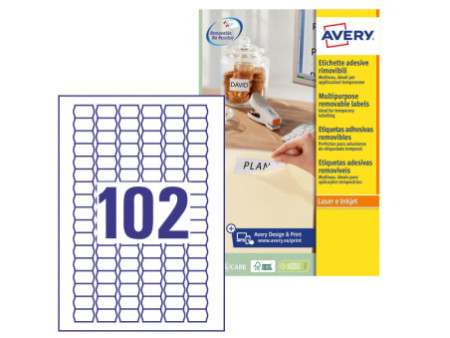 AVERY Zweckform Etiquette prix Stick+Lift, 26 x 16 mm, blanc