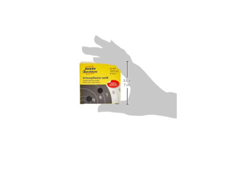 AVERY Zweckform Pastille pour cible de tir, blanc