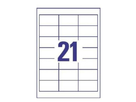 AVERY Zweckform Etiquette universelle, 64 x 36 mm, blanc