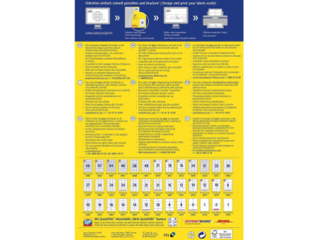 AVERY Zweckform Etiquette universelle, 97 x 37 mm, blanc
