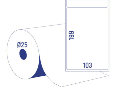 AVERY Zweckform Etiquettes pour impression thermique directe