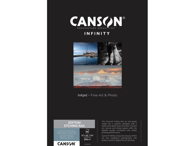 CANSON INFINITY Papier photo Edition Etching Rag, 310 g/m2