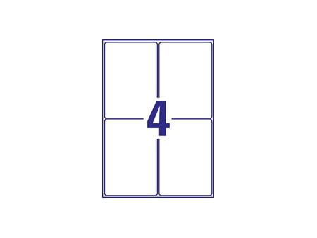AVERY Zweckform Étiquette d'expédition, 210 x 297 mm, blanc