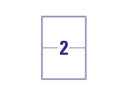 AVERY Zweckform Étiquette d'expédition, 210 x 297 mm, blanc