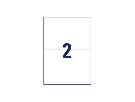 AVERY Zweckform Étiquette d'expédition, 210 x 297 mm, blanc