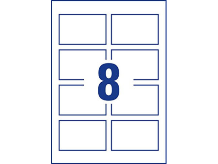 AVERY Zweckform Cartes de visite Quick & Clean, mat,260 g/m2