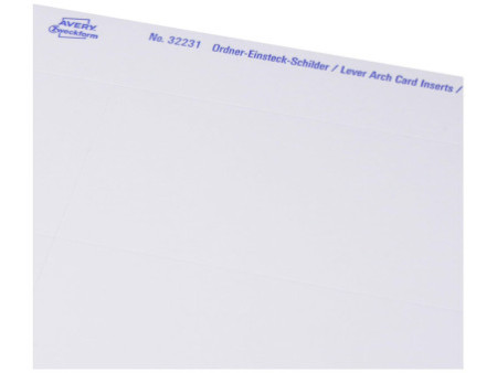 AVERY Zweckform Etiquette pour dos de classeurs, 50 x 146 mm