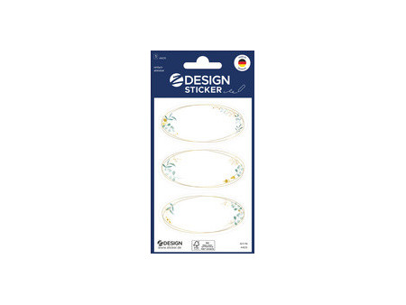 ZDesign HOME Étiquette, cadre ornementé, ovale