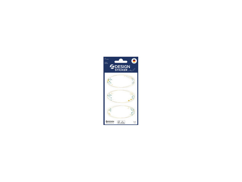 ZDesign HOME Étiquette, cadre ornementé, rond