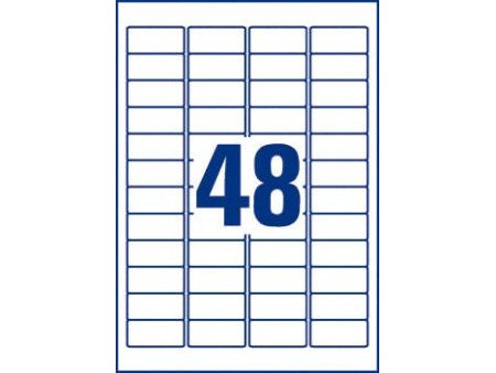 AVERY Zweckform Etiquette 45,7 x 21,2 mm, blanc
