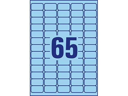 AVERY Zweckform Stick&Lift Etiquette, 38,1 x 21,2 mm, bleu