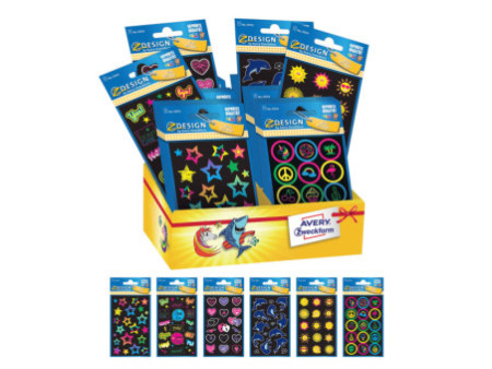 AVERY Zweckform ZDesign KIDS 'FLUO', assortiment