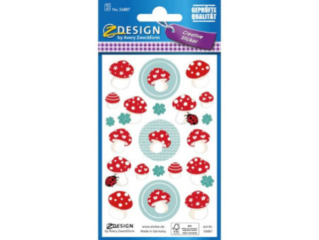 ZDesign CREATIVE Sticker 'champignons'