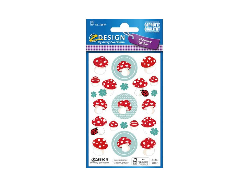 ZDesign CREATIVE Sticker 'champignons'