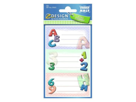 AVERY Zweckform ZDesign Assortiment étiquettes enfant SCHOOL
