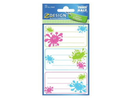 AVERY Zweckform ZDesign Assortiment étiquettes enfant SCHOOL