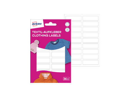 AVERY Étiquette pour textile, 13 x 45 mm, animaux