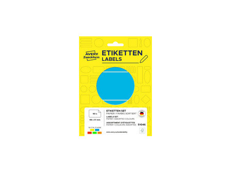 AVERY Zweckform Étiquette multi-usage, 98 x 51 mm, coloré