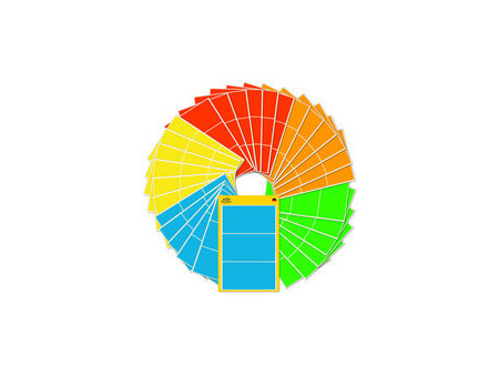 AVERY Zweckform Étiquette multi-usage, 98 x 51 mm, coloré
